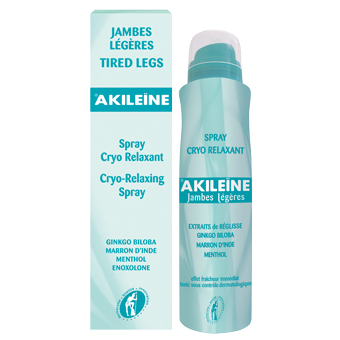 [AK-2331] AKILÉÏNE® Spray cryo relaxant jambes légères 75 ml