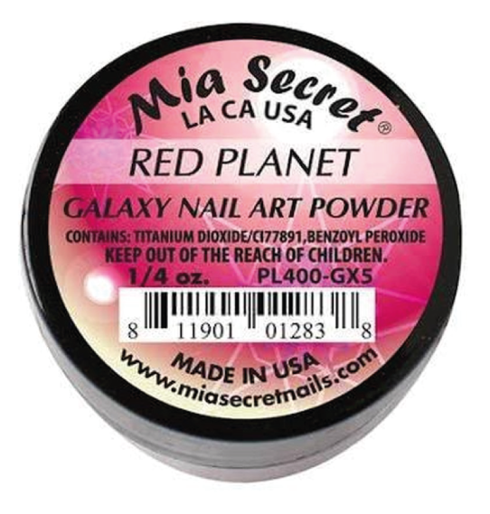 [PL400-GX5] MIA SECRET® Poudre Acrylique Galaxy - Red Planet 1/4 oz