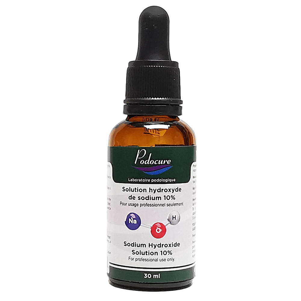 [4335] PODOCURE® Solution hydroxyde de sodium 10% NaOH - 30 ml