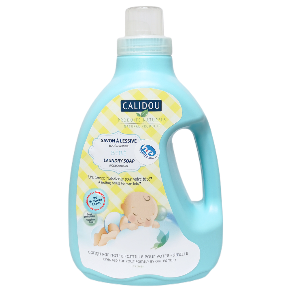 [C042] Calidou® Savon à lessive concentré Biodégradable - Bébé (1.7 L) (Régulière)